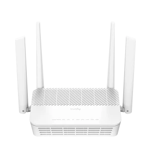 Dual Band WiFi 6 Mesh Router with 5 Gigabit Ethernet Ports, Cudy