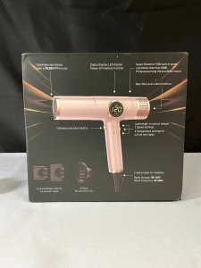 Dual Voltage Travel Hair Dryer with Magnetic Diffuser, HITTIONA