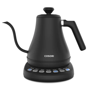 Electric Gooseneck Kettle with 5 Temperature Control Presets — Electric Kettle, Cosori
