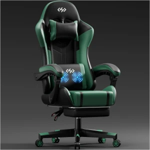 Ergonomic Gaming Chair with Massage Lumbar Support — Smart Chairs, HLDIRECT