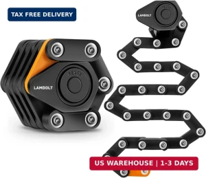Heavy Duty Anti-Theft Folding Combination Lock, Lambolt