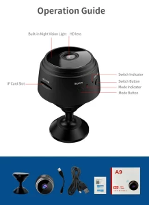 Hidden Spy Camera for Home Use — Security Camera, ZMDCAM
