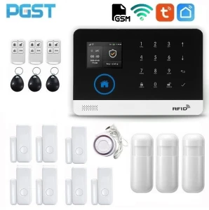 Home Security System with LCD Touch Screen — Security Monitoring, PGST