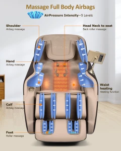 Massage Chair Full Body with Zero Gravity, AI Control, and Heating — Massage Chairs, RELX