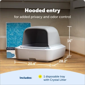 Self-Cleaning Cat Litter Box System with Enclosed Front-Entry — Self-Cleaning Litter Box, PetSafe