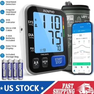 Smart Blood Pressure Monitor for Home Use — Blood Pressure Monitor, RENPHO