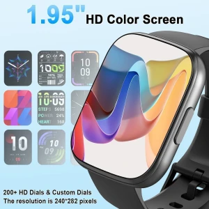 Smart Watch with Touch Screen, Fitness Tracker, Heart Rate Monitor, and Bluetooth Calling — Smart Watch, Poounur