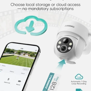 Solar Security Camera Wireless Outdoor — Security Camera, ZUMIMALL