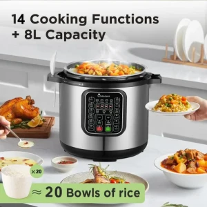 Stainless Steel Pressure Cooker — Multicooker, CAZACHEF