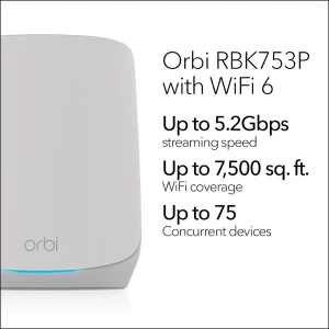 Whole Home Tri-Band WiFi 6 Mesh Network System, NETGEAR