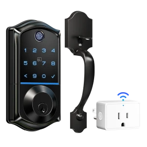 Wi-Fi Smart Fingerprint Front Door Lock Set — Smart Lock, Veise