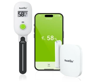 2-in-1 Soil Moisture and Air Temperature Meter — Soil Moisture Sensor, RainPoint