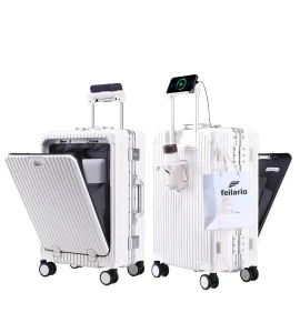 Aluminium Frame Hard Shell Spinner Wheels Luggage — Smart Luggage, feilario
