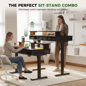 Electric L Shaped Standing Desk — Standing Desk, OffiGo