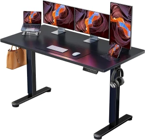 Electric Standing Desk with Keyboard Tray — Standing Desk, ErGear
