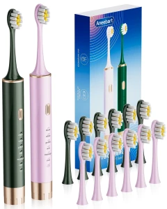 Electric Toothbrush Set with Replacement Heads — Electric Toothbrush, Aneebart