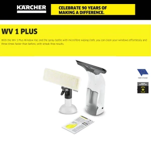 Electric Window Vacuum Squeegee 10" — Window Cleaning Robot, Karcher