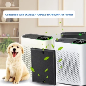 Large Room Air Purifier with True HEPA and Air Quality Display — Air Purifier, ECOSELF
