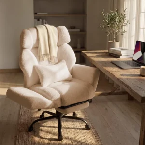 Office Chair with Flip Armrests, Reclining, Foot Rest, and Massage — Smart Chairs, Sofayonn