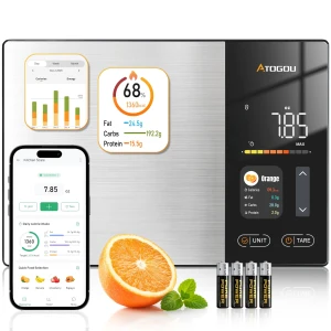 Smart Food Kitchen Scale with Nutrition Calculator and Color Display — Smart Scale, Atogou
