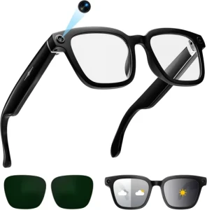 Smart Glasses with Camera and AI Assistant — Smart Glasses, Amwentu
