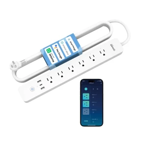 Smart Power Strip with Surge Protection — Smart Plug, GHome Smart