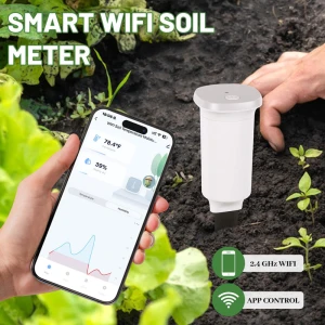 Smart WiFi Soil Moisture Meter — Soil Moisture Sensor, Drusine