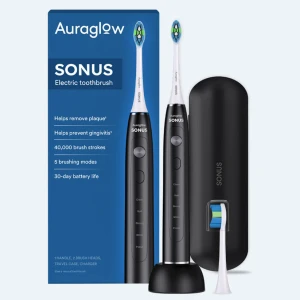 Sonic Electric Toothbrush for Adults — Electric Toothbrush, Auraglow