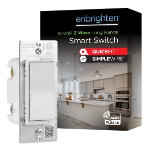 800 Series Z-Wave On/Off Paddle Switch — Smart Switch, Enbrighten