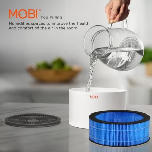 Air Purifier 4 in 1 Smart Wi-Fi Air Purifier & Humidifier with Removable Water Tank & Filter — Air Purifier, MOBI