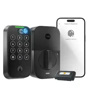 Assure Lock 2 Keypad with Wi-Fi Connect, Black Suede Deadbolt — Smart Lock, Yale