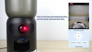 Automatic Pet Feeder with Dual Cameras and Laser Pointer — Automatic Pet Feeder, Centvicam