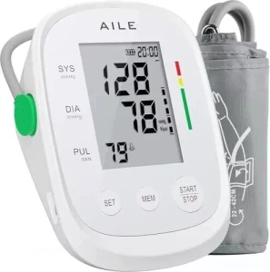 Blood Pressure Monitor, Upper Arm Large Cuff, Automatic, Manual Arm BP Monitor, 2*99 Memory — Blood Pressure Monitor, AILE