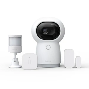 Camera Protect Kit Y100, 4-Piece Wireless Home Security System with 2K Camera Hub G3, 3 Smart Sensors, HomeGuardian,... — Motion Sensor, Aqara