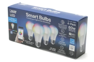 Color Changing Smart Light Bulb (4-Pack) — Smart Light Bulb, Feit Electric