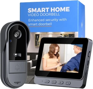 Doorbell Camera Wireless with Wired Screen — Video Doorbell, Winnes
