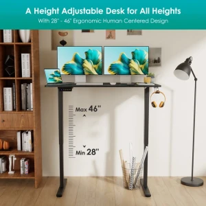 Electric Standing Desk with Headphone Holder and Memory Functions — Standing Desk, PayLessHere