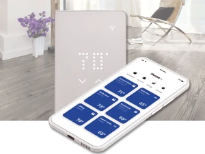 LED Smart Heated Floor Thermostat - WiFi & Touchscreen - 120/240V - Programmable with Voice Control - UWG5-4999 with... — Smart Thermostat, Warming Systems
