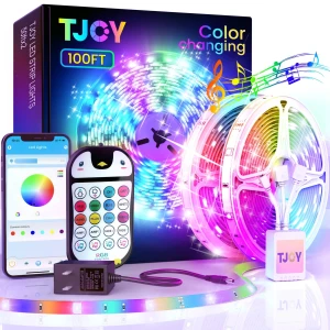LED Strip Lights, 100ft with Remote and App Control — LED Strip Lights, TJOY