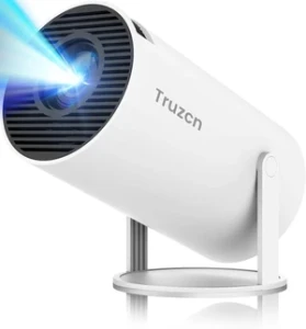 Mini Projector with WiFi 6 and Bluetooth 5.2 — Smart Projector, Truzcn