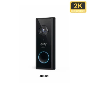 Security Smart Wi-Fi Add On Video Doorbell 2K — Video Doorbell, eufy