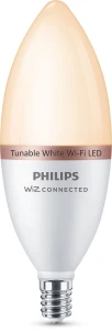 Smart 40W B12 Tunable White Smart Candle-shape 4-Pack — Smart Light Bulb, Philips