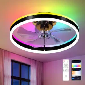 Smart Ceiling Fan Light with Nightlight — Smart Fan, Lumary
