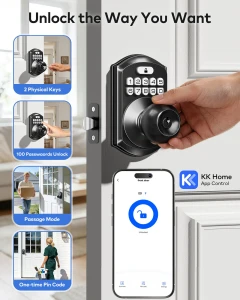Smart Door Knob with Keypad — Smart Lock, TEEHO