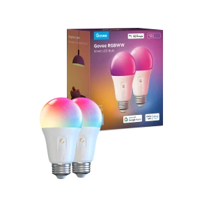 Smart Light Bulbs 1200 Lumens, Color Changing RGBWW Dimmable — Smart Light Bulb, Govee