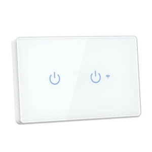 Smart Light Switch, Double Smart WiFi Light Switches, Smart Switch 2 Gang — Smart Switch, Lesim