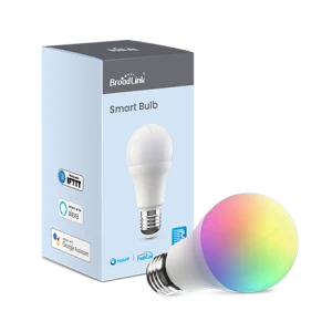 Smart Wi-Fi Bulb, RGB Multicolor Changing Dimmable LED Light — Smart Light Bulb, Broadlink