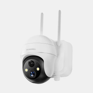 Solar Security Cameras Wireless Outdoor, 360° View, Solar Powered — Security Camera, ZUMIMALL