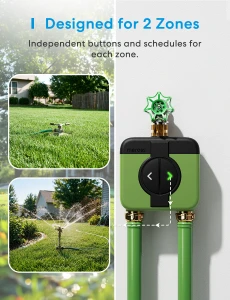 WiFi Water Timer for Garden Hose — Irrigation System, meross