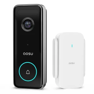 Wireless Doorbell Camera with Local Storage — Video Doorbell, AOSU